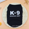 Eco-friendly letter print T-shirt summer dog clothes
